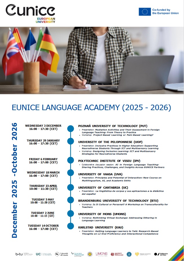 Harmonogram Eunice LAnguage Academy